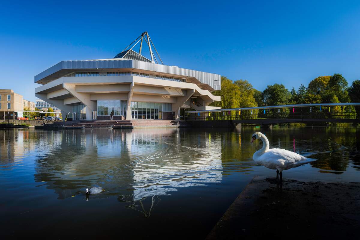 Central Hall is a tiered auditorium and has a capacity of 1,190. It's used for graduations, concerts, conferences and other events.